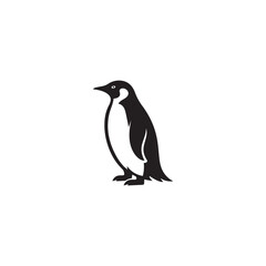 Obraz premium Penguin Silhouette Animal Symbol