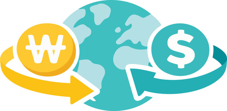 Global Currency Exchange Illustration