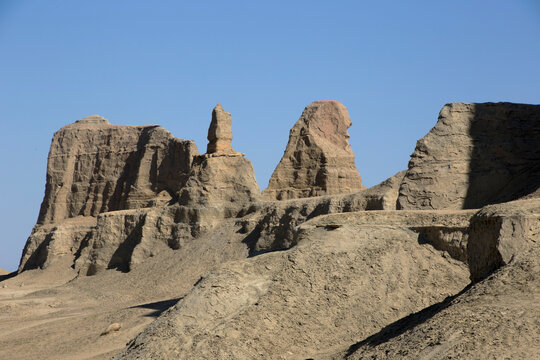 Urho Ghost City Yardang Landform in Xinjiang