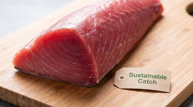 World Tuna Day premium tuna sashimi plating emphasizing sustainable sourcing for responsible seafood consumption and marine conservation awareness in culinary industry