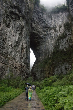 Xiannv mountain Wulong landscapes, Chongqing China