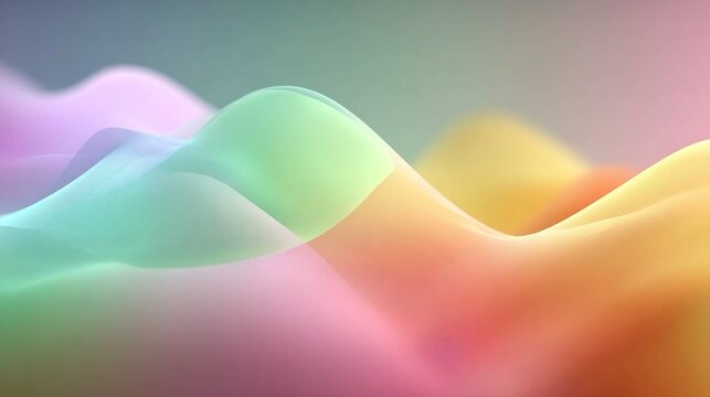 Abstract spring gradient in pastel pinks, greens, and yellows, providing a soft, cheerful backdrop suitable for digital designs, seasonal presentations, or creative graphics