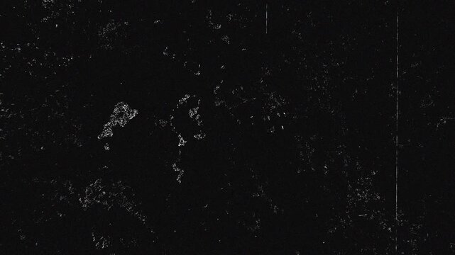 4k stock | Old film effect flicker negative film grunge rough vintage video stop motion texture overlay dust perfect for cinematic retro background overlays.