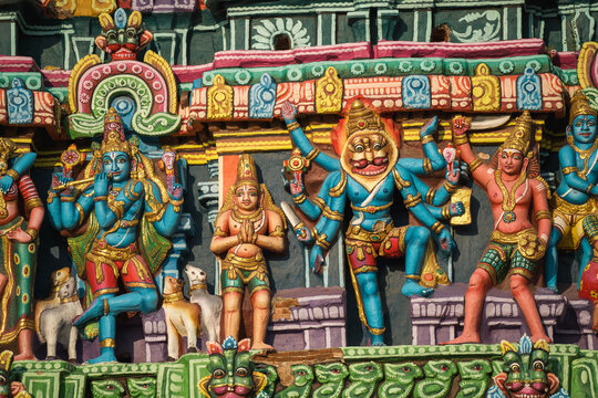 Hindu temple build by cholas in Kumbakonam , Tamilnadu
