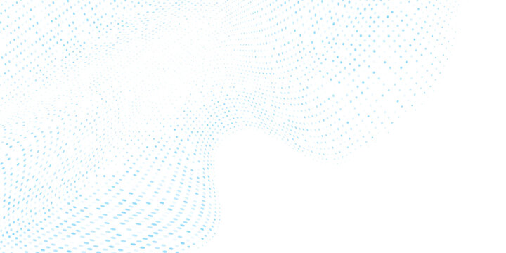 Image Vector Gradient Blue Color Halftone Background geometric dots