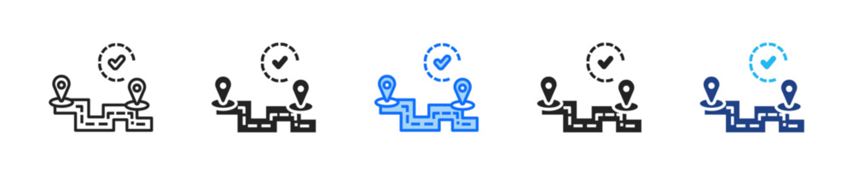 Customer Journey Icon Set Multiple Style Collection