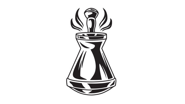 vintage retro turkey coffee to cook in  isolated vector