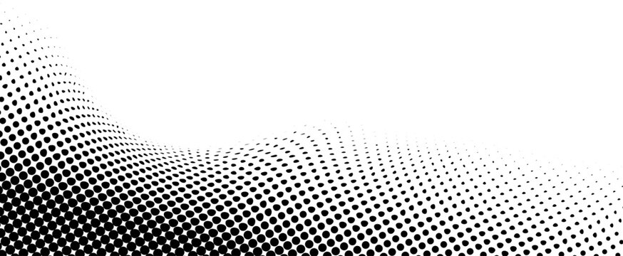 Dotted Wave Footer 