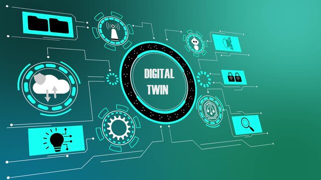Digital Twin Technology Creating Real-Time Virtual Replicas of Physical Systems for Smart Analysis.