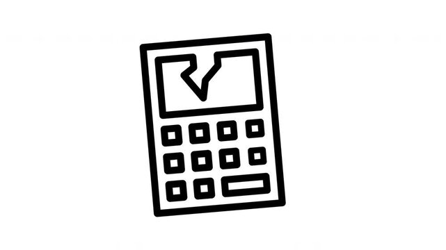 ewaste minimalist stroke animation