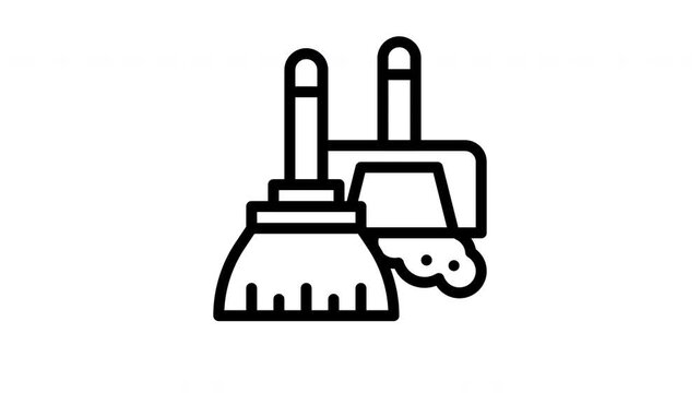 sweep minimalist stroke animation