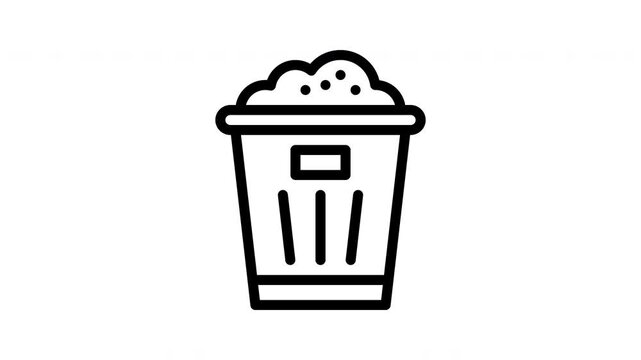 bad smell minimalist stroke animation