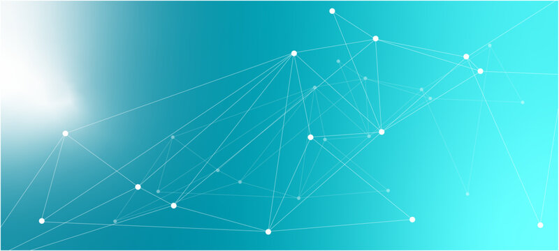 network connection banner design template. abstract background with stars