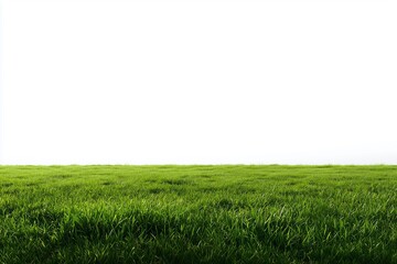 Obraz premium Low Angle Meadow Lawn Background Fresh Green Grass Copy Space