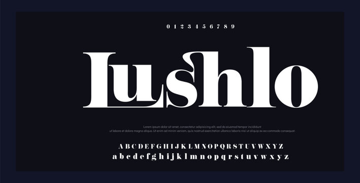 Creative font. Modern abstract digital tech font. Logo creative font, type, technology, movie, digital, music, movie. Fonts and illustration in vector format. 