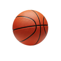 Fototapeta premium Classic Orange Basketball Ball Isolated on White Background