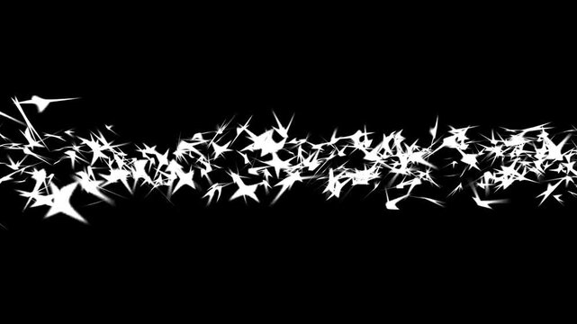 black silhouette motion video. abstract motion background