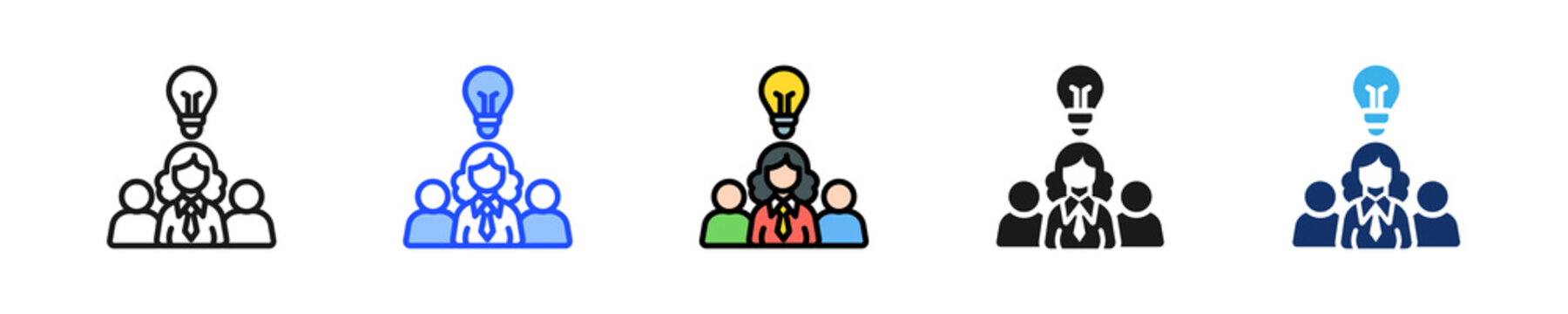Innovation Hub Icon Collection With Multiple Styles