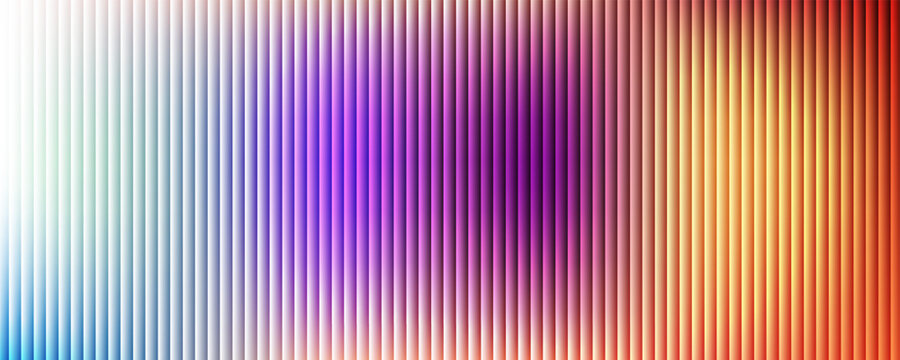 Futuristic neon ribbed fractal glass waves textures blend into mesmerizing gradient. Bold and dynamic design blending bright colors and geometry visuals full of energy and rhythm. Vector illustration