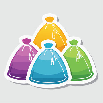 Colorful Drawstring Bags