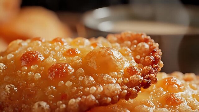 Crispy golden fried egg rolls with a dipping sauce in the background.