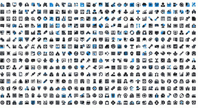 Close-up of various coding symbols.