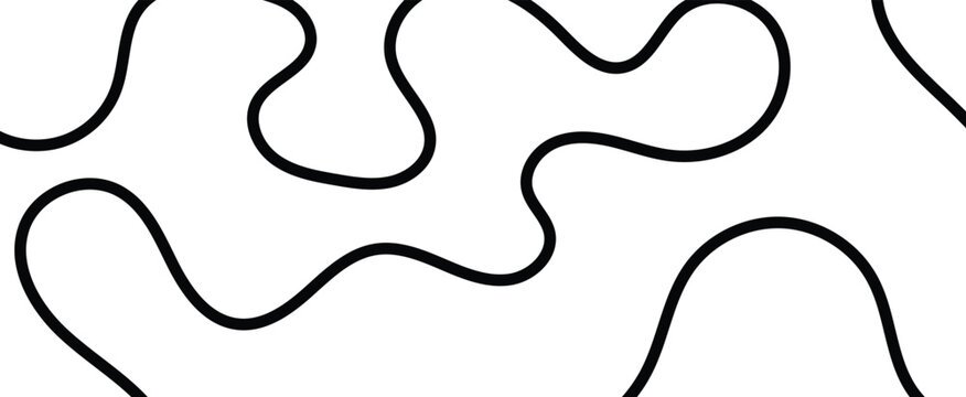 Thin line wavy abstract background
