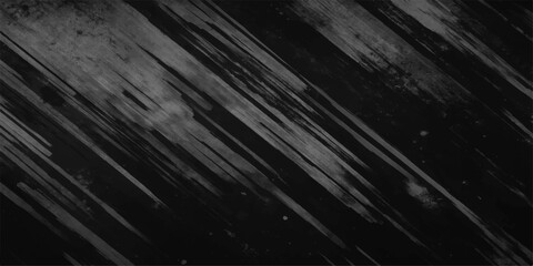 A dark grunge black and white wood texture design with a metal frame pattern and light 3d sign accents on a blackboard paper background © Rehaan