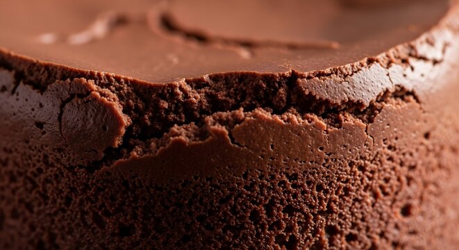 Chocolate cake crumb texture with warm cocoa tones for food styling, bakery marketing, and menu design backgrounds