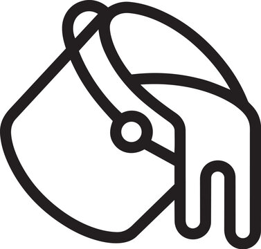 Black smartwatch icon
