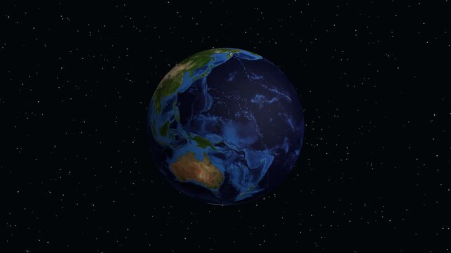 Animated Globe Zooming Into Tucson Arizona With Demographic Data Overlay