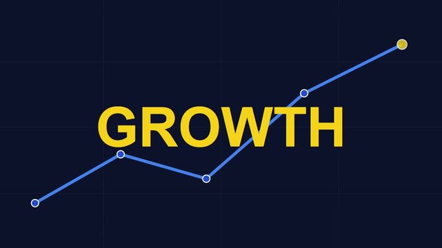 Business growth, finance, success, graph, chart, yellow