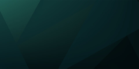 Fototapeta premium Abstract Green Light Background. Polygonal Elegance and Background Designs
