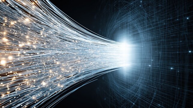 Data Streams Flow Toward an Unseen Barrier, Causing a Blockage in Their Path