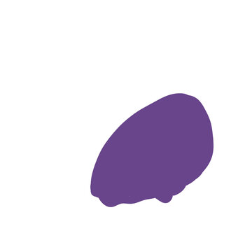 high quality brush cute kawaii soft watercolor vector painting drawing color cute simple design business chibi chubby shy blush white mochi filling cream taro purple ube ubi ubee