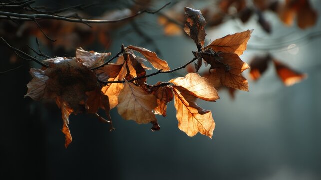 As the final autumn leaves drifted down, a quiet longing filled the air, as if the world mourned the fading warmth of the past and the coming of winter.