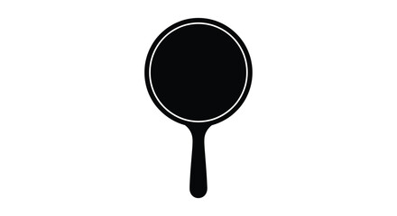 handheld mirror silhouette high quality professional detailed modern © Soleman