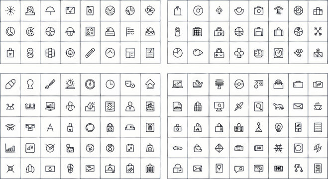 Various icons and symbols collection.