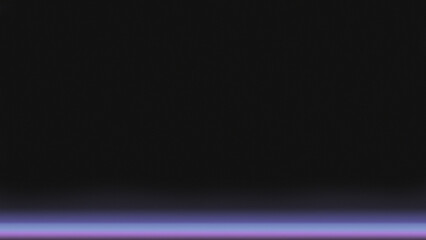 Obraz premium A soft glowing purple light streak appears horizontally across the bottom of a dark frame