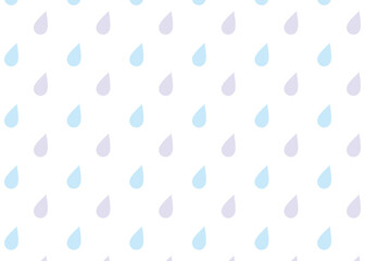 斜め向きの雫のかわいい背景イラスト © Mina3