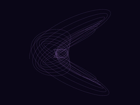 Harmonograph Pendulum Curve Mathematical Art Background