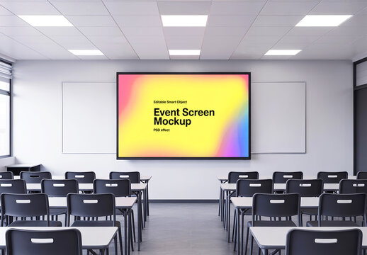Modern Presentation Board Mockup