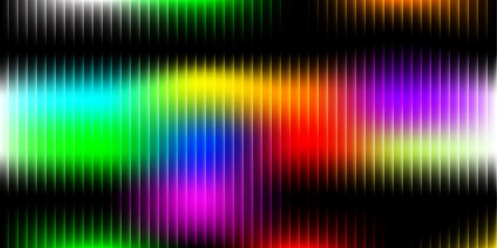 Glitchy rainbow colored background with distorted pixels