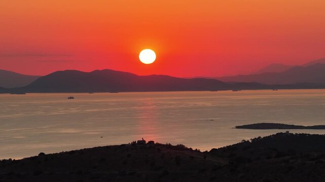 Athens sunset 