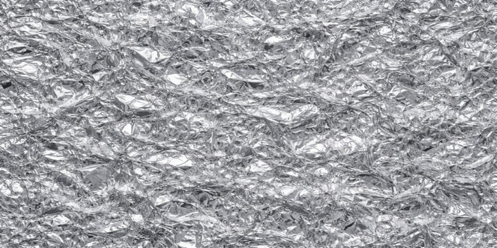 Silver metal texture background with winter frost ice pattern and grunge surface