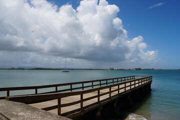 Obraz premium Scenery of San Juan Old Town - Puerto Rico