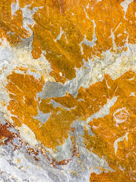 Abstract stone texture with orange and gray natural pattern