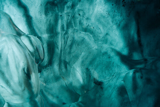 Glacier ice texture patterns in Vatnajokull, Iceland
