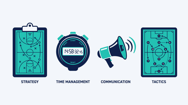 Vector illustration of a set of icons for web design featuring digital medical equipment such as a blood pressure monitor and glucose meter for electronic health measurement