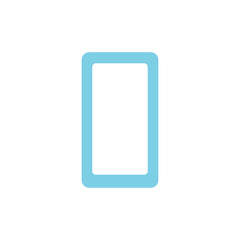 シンプルなスマホのイラスト　モバイル　スマートフォン © コン